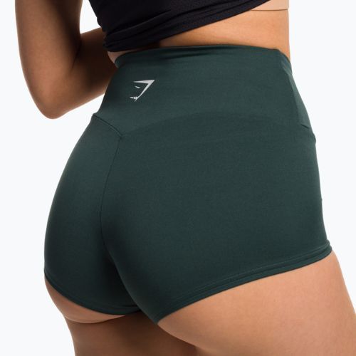 Moteriški treniruočių šortai Gymshark Training Quad obsidian green