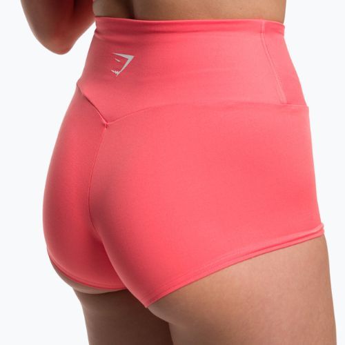Moteriškos Gymshark treniruočių trumpikės red/pink