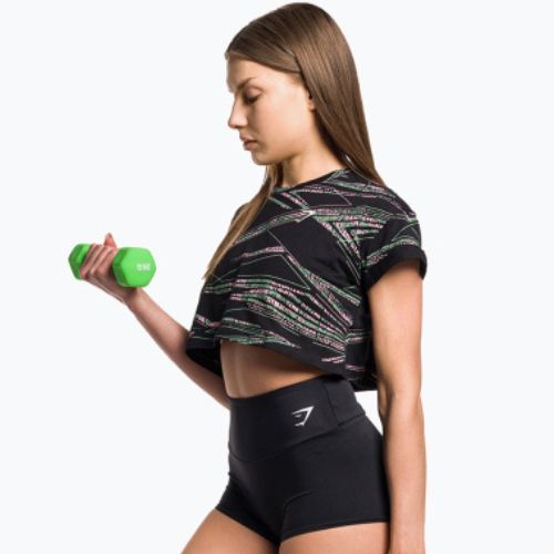 Moteriški Gymshark trumpi treniruočių šortai black