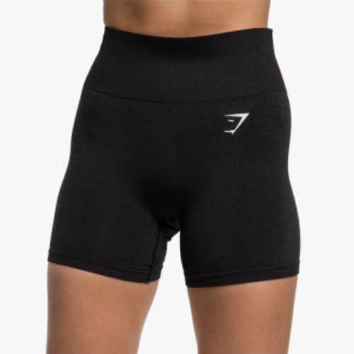 Moteriški treniruočių šortai Gymshark Vital Seamless black marl