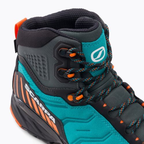 Vyriški trekingo batai SCARPA Rush TRK GTX pagoda/blue mango