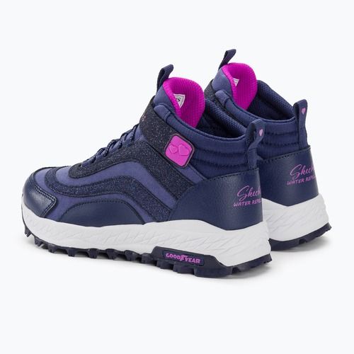 SKECHERS Fuse Tread Wild Adventure vaikiški trekingo batai tamsiai mėlynos spalvos
