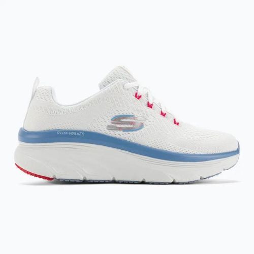 Moteriški batai SKECHERS D'Lux Walker Let It Glow white/pink/blue