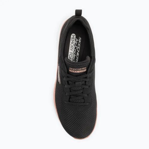 Moteriški treniruočių bateliai SKECHERS Flex Appeal 4.0 Brilliant View black/rose gold