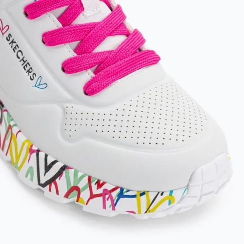Vaikiški batai SKECHERS Uno Lite Lovely Luv white/multi