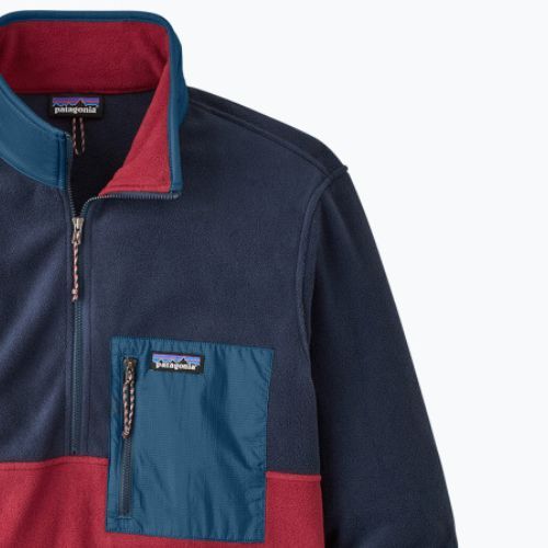 Vyriški Patagonia Microdini 1/2 Zip P/O vilnoniai džemperiai vaškinis raudonas