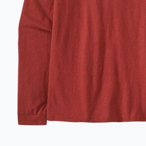 Moteriški trekingo marškinėliai Patagonia P-6 Logo Responsibili-Tee LS burl red