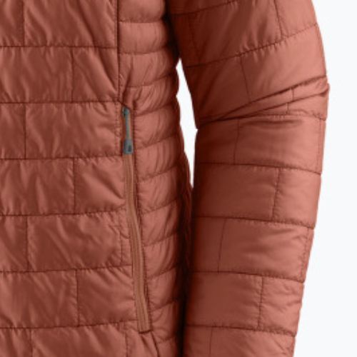Moteriška apšiltinta striukė Patagonia Nano Puff Hoody burl red