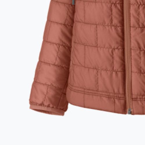 Moteriška apšiltinta striukė Patagonia Nano Puff Hoody burl red