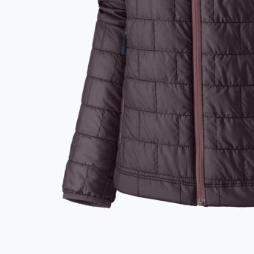 Moteriška apšiltinta striukė Patagonia Nano Puff Hoody obsidian plum