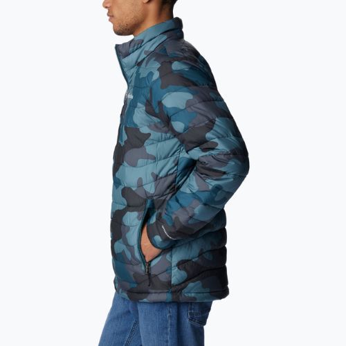 Columbia Powder Lite metal mod camo print vyriška pūkinė striukė