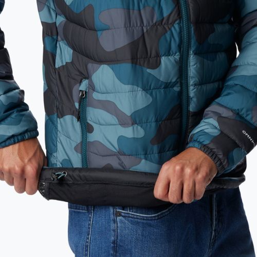 Columbia Powder Lite metal mod camo print vyriška pūkinė striukė
