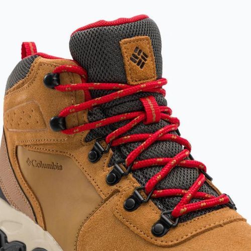 Columbia Newton Ridge Plus II Suede WP elk/mountain red vyriški trekingo batai