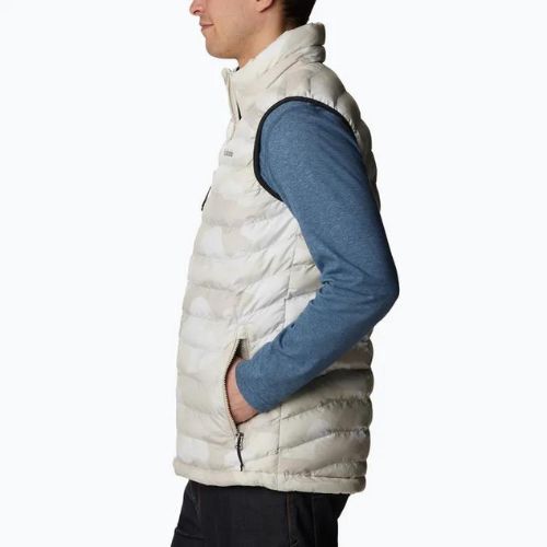 Vyriška žygio liemenė Columbia Powder Lite dark stone mod camo print