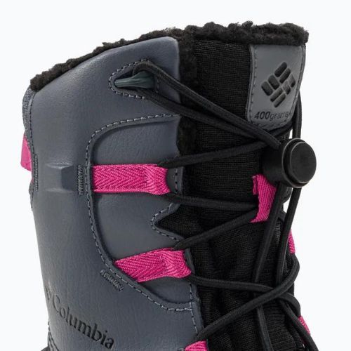 Columbia Bugaboot Celsius Vaikiški sniego batai graphite/wild fuchsia