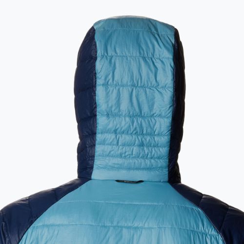 Vyriška pūkinė striukė Columbia Platinum Peak su gobtuvu shasta/collegiate navy