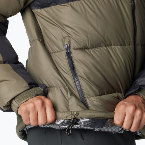 Vyriška striukė Columbia Pike Lake II su gobtuvu stone green/shark down