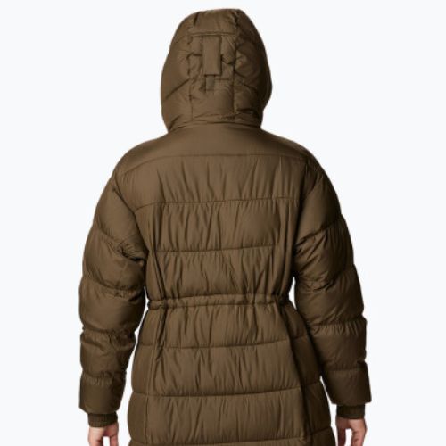 Columbia Pike Lake II Long moteriškas pūkinis paltas olive green