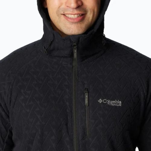Vyriškas žygio džemperis Columbia Titan Pass 3.0 Hooded black