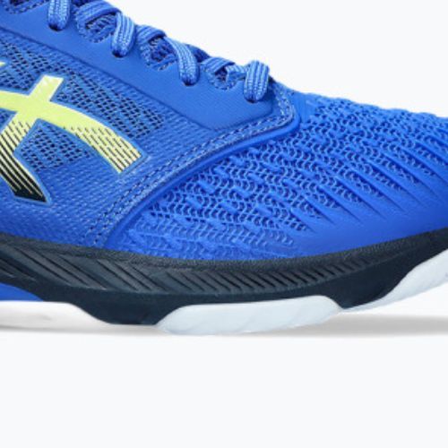 ASICS Netburner Ballistic FF MT 3 vyriški tinklinio bateliai iliuzija mėlyna / švytinti geltona