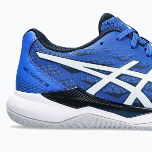 ASICS Gel-Tactic 12 vyriški rankinio bateliai iliuzija mėlyna / balta