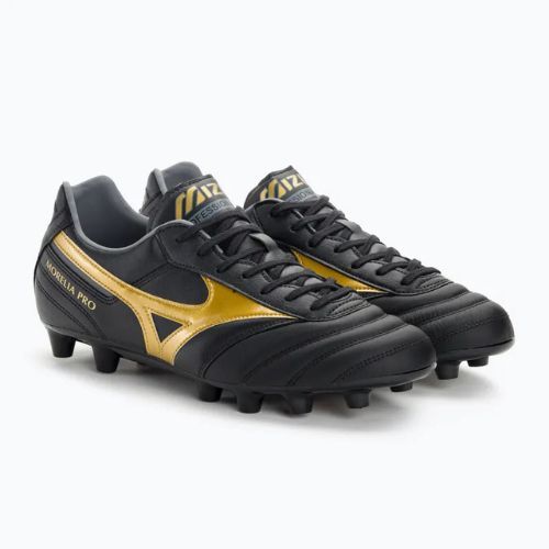 Vyriški futbolo bateliai Mizuno Morelia II PRO MD black/gold/dark shadow