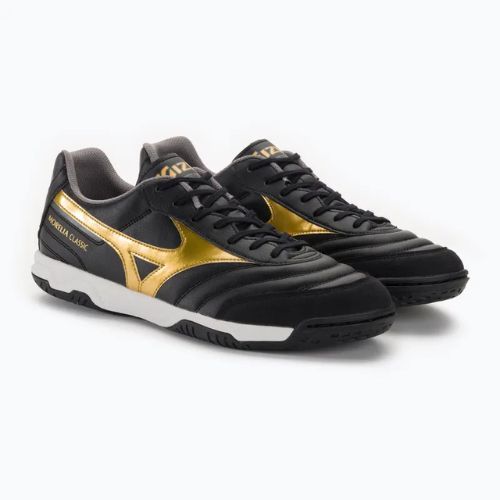 Vyriški futbolo bateliai Mizuno Morelia Sala Classic IN black/gold/dark shadow