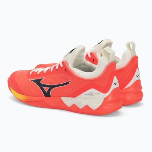 Vyriški tinklinio bateliai Mizuno Wave Luminous 2 neon flame / black / bolt2 neon