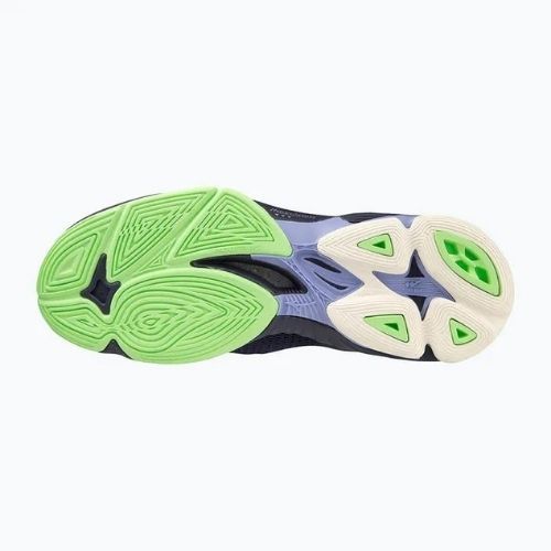 Vyriški tinklinio bateliai Mizuno Wave Lightning Z7 evening blue / tech green / lolite