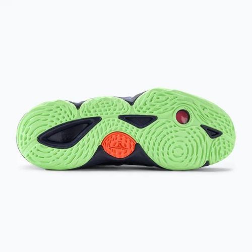 Vyriški tinklinio bateliai Mizuno Wave Momentum 3 evening blue / tech green / lolite