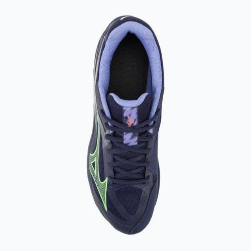 Vyriški tinklinio bateliai Mizuno Thunder Blade Z evening blue / tech green / lolite