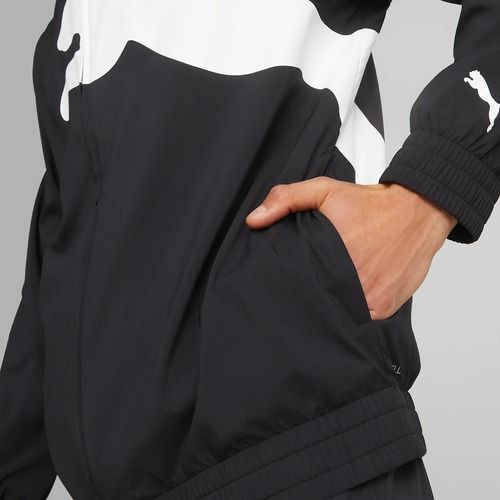 Vyriška treniruočių striukė PUMA Train Big Cat Lined Woven puma black