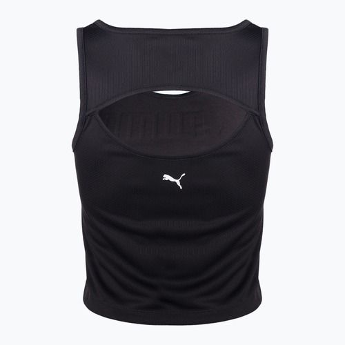 Moteriška treniruočių viršutinė dalis PUMA Fit Skimmer Tank puma black