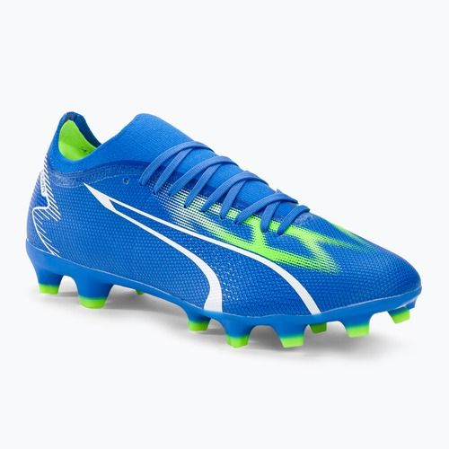 Vyriški futbolo bateliai PUMA Ultra Match FG/AG ultra blue/puma white/pro green