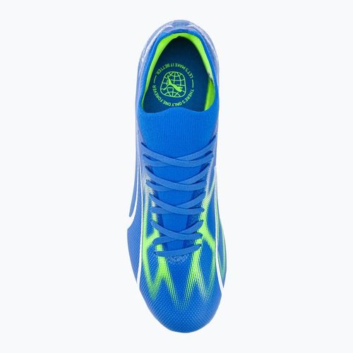 Vyriški futbolo bateliai PUMA Ultra Match FG/AG ultra blue/puma white/pro green