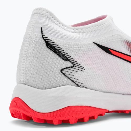 Vaikiški futbolo bateliai PUMA Ultra Match Ll Tt + Mid Jr puma white/puma black/fire orchid