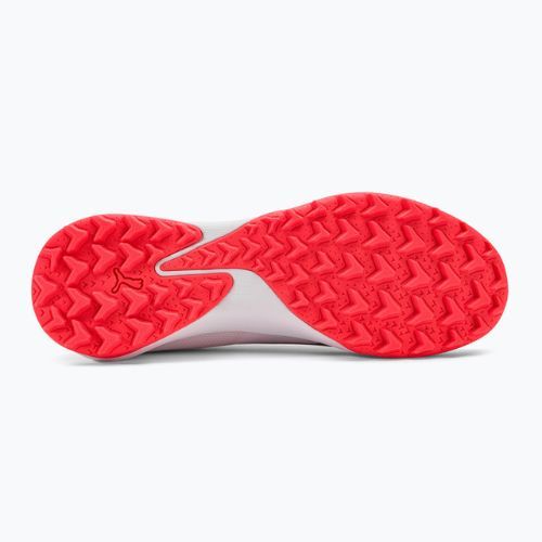 Vaikiški futbolo bateliai PUMA Ultra Match Ll Tt + Mid Jr puma white/puma black/fire orchid