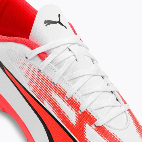 Vyriški futbolo bateliai PUMA Ultra Play FG/AG puma white/puma black/fire orchid