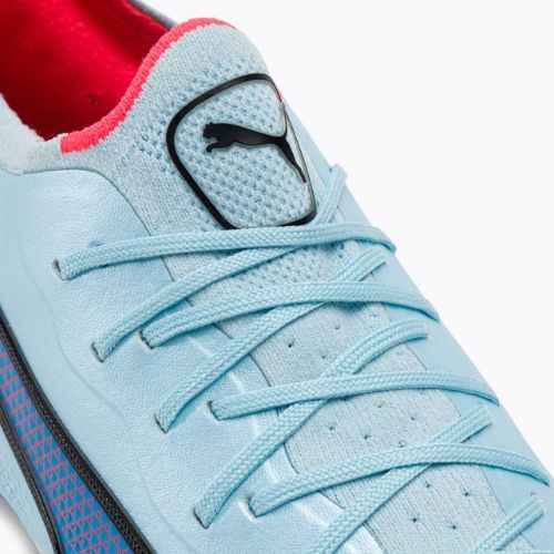 Vyriški futbolo bateliai PUMA King Ultimate FG/AG silver sky/puma black/fire orchid