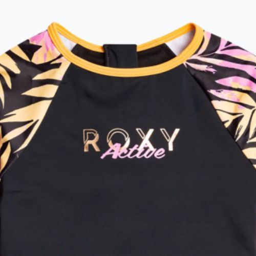 ROXY Active Joy vaikiškas maudymosi kostiumėlis antracito spalvos zebra jungle girl
