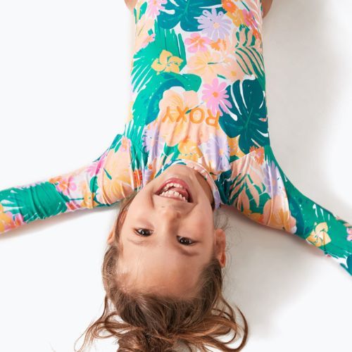 ROXY Paradisiac Island mint tropiniai takai vaikiškas plaukimo kėbulas