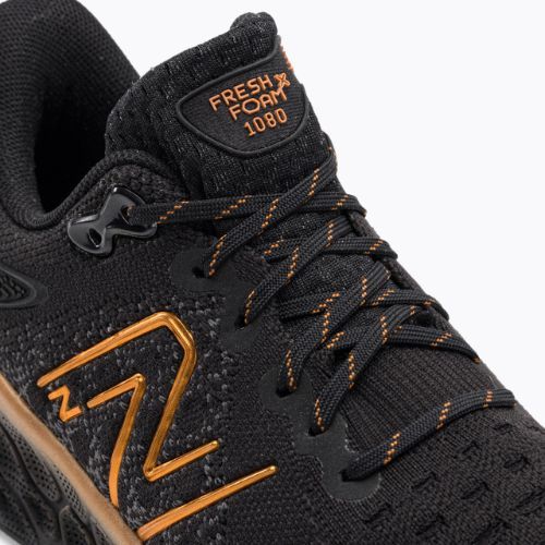 New Balance Fresh Foam 1080 v12 black/orange moteriški bėgimo bateliai