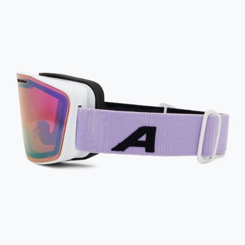 Slidinėjimo akiniai Alpina Nendaz Q-Lite S2 white/lilac matt/lavender