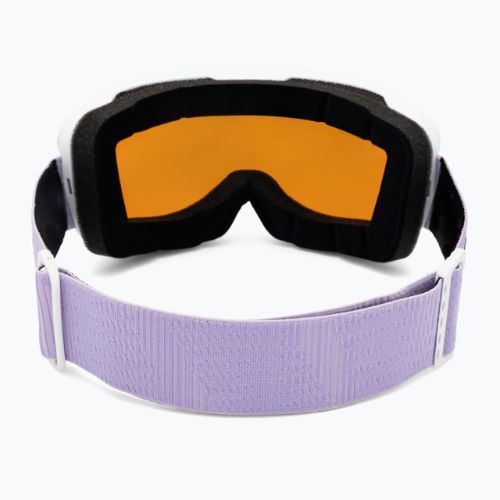 Slidinėjimo akiniai Alpina Nendaz Q-Lite S2 white/lilac matt/lavender