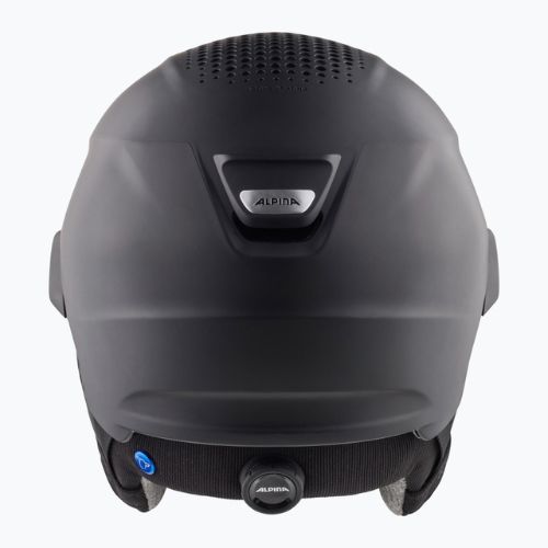 Slidinėjimo šalmas Alpina Alto Q-Lite black matt/gold mirror