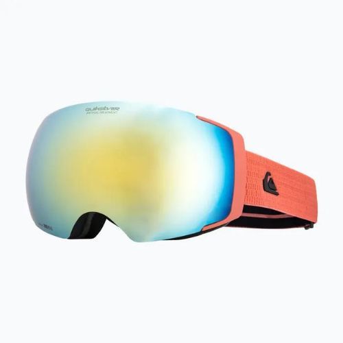 Snieglenčių akiniai Quiksilver Greenwood S3 black redwood/clux gold mi