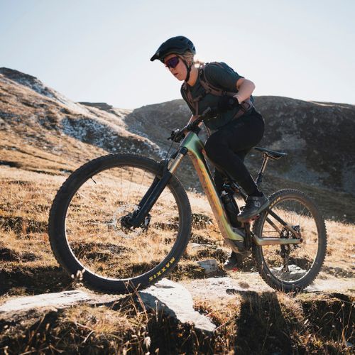 Elektrinis dviratis Orbea Rise M10 42V 360Wh 2023 chameleon goblin green/black