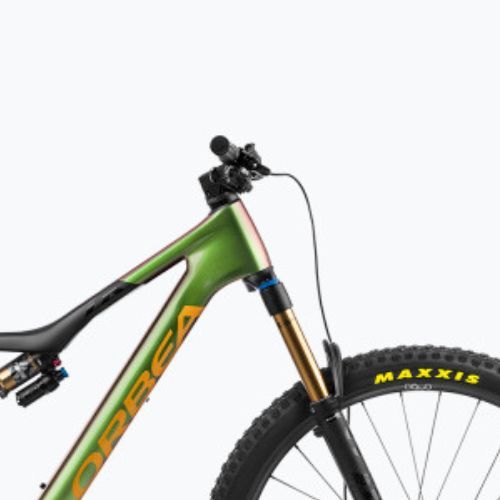 Elektrinis dviratis Orbea Rise M10 42V 360Wh 2023 chameleon goblin green/black