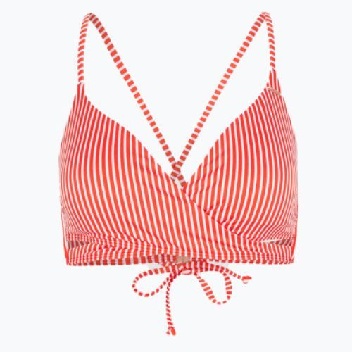 Moteriškas dviejų dalių maudymosi kostiumėlis O'Neill Baay Maoi Bikini red simple stripe