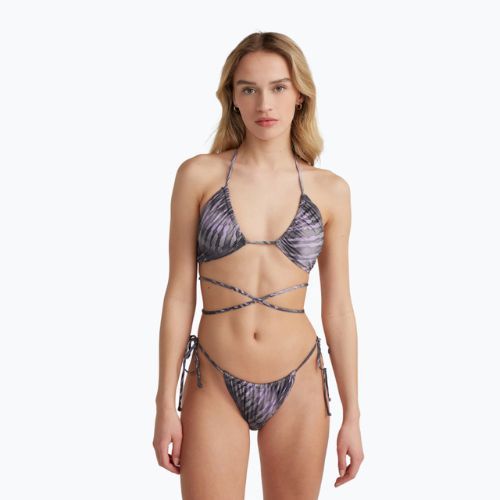 Moteriškas dviejų dalių maudymosi kostiumėlis O'Neill Kat Becca Wow Bikini grey tie dye